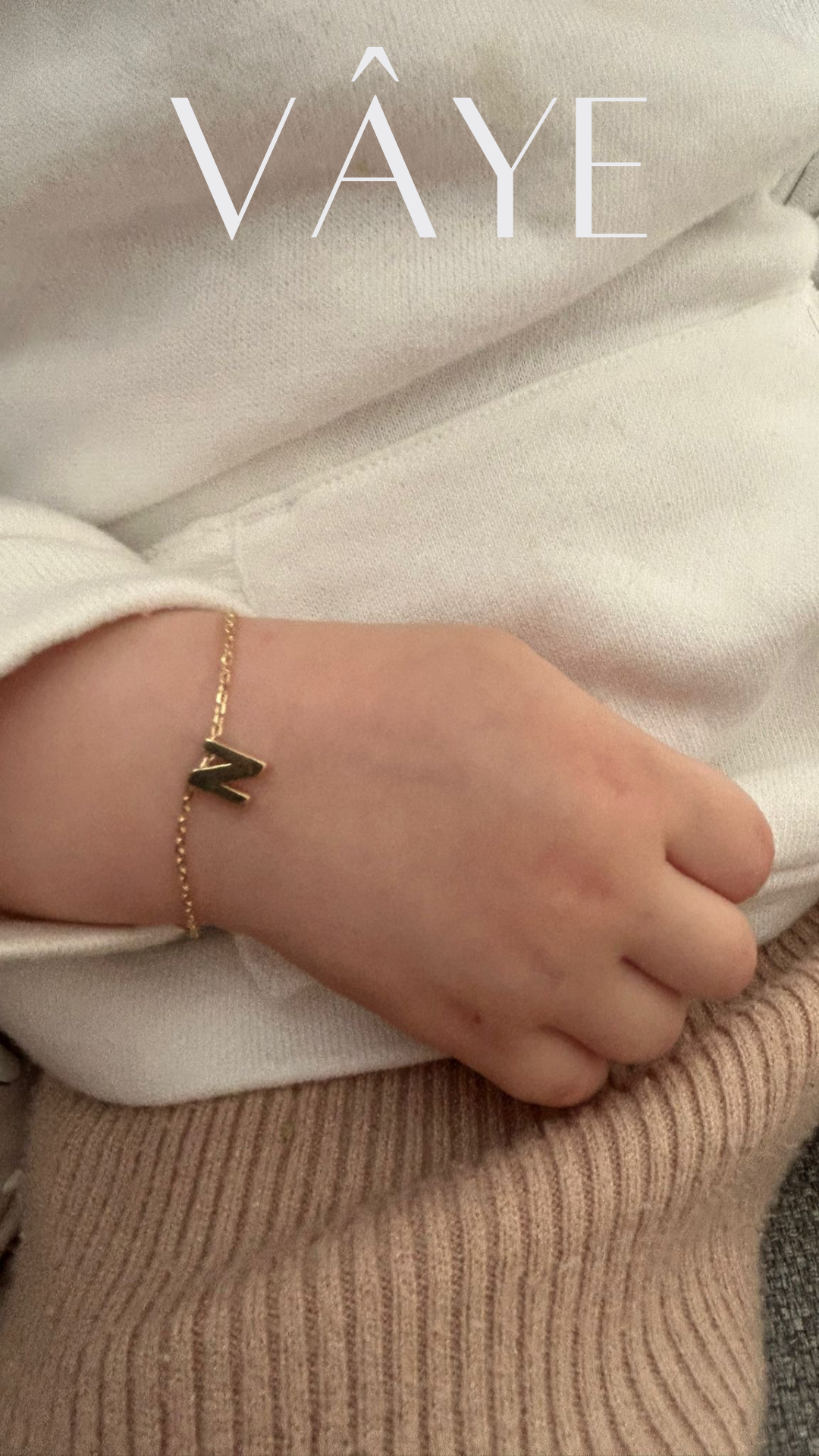 Vâye Children Letter Bracelet