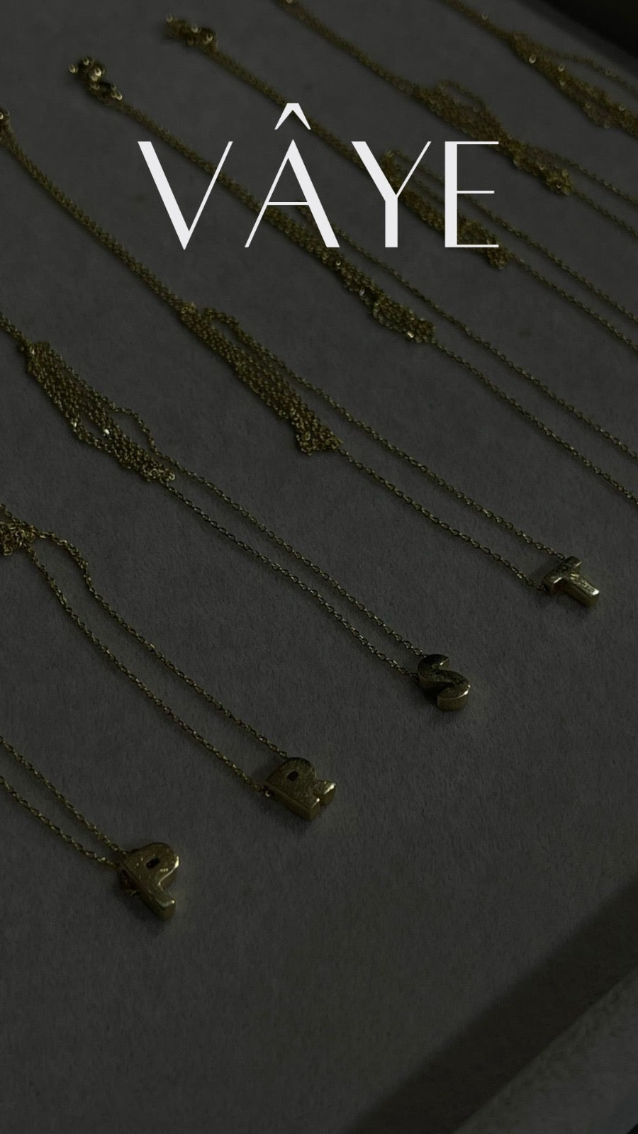 Vâye Letter Necklace